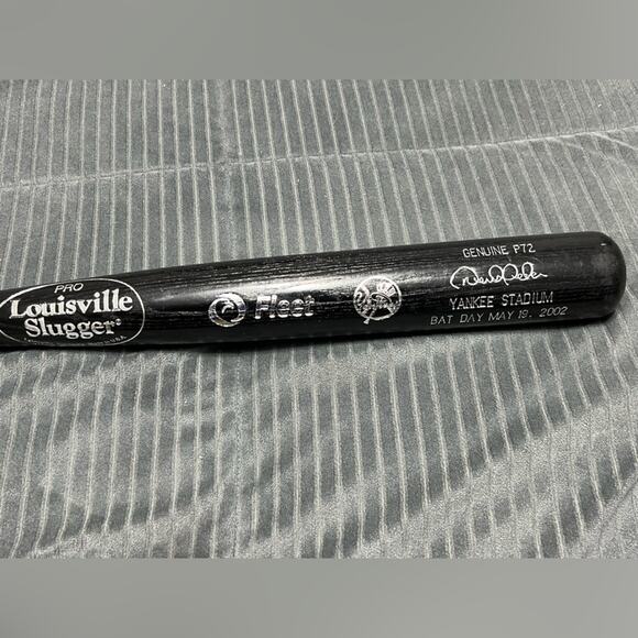 VINTAGE 2002 BALLPARK GIVEAWAY LOUISVILLE SLUGGER DEREK JETER YANKEES BAT DAY - Picture 3 of 5